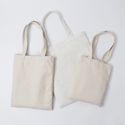 8 tela media bianca Tote Bag del cotone di OZ 50x2.5cm