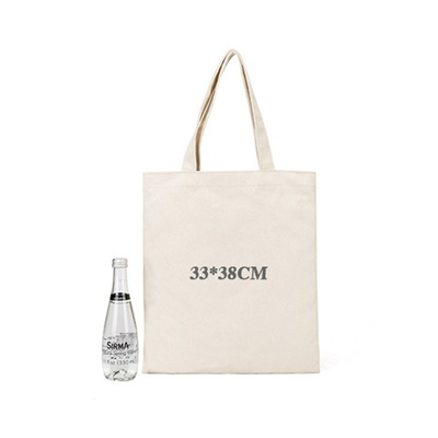 8 tela media bianca Tote Bag del cotone di OZ 50x2.5cm