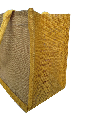 Riutilizzabile nessun sacchetto della spesa della iuta 380gsm della stampa 30x12x30cm