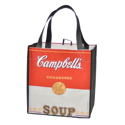 Borsa tessuta 110gsm riciclata della bottiglia 30x40x15cm RPET