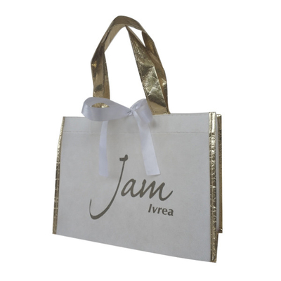 Borsa non tessuta amichevole riciclata del totalizzatore CMYK EXW pp di 200pcs Eco