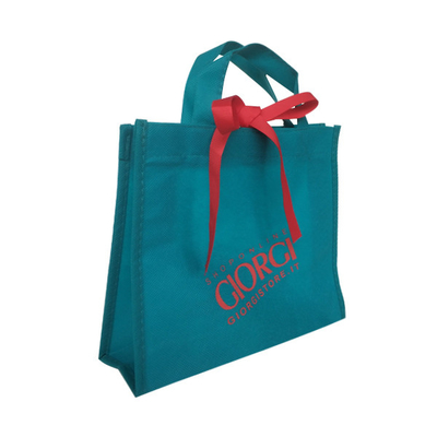 Piccola borsa non tessuta riciclata di CMYK 30cm 80gms pp