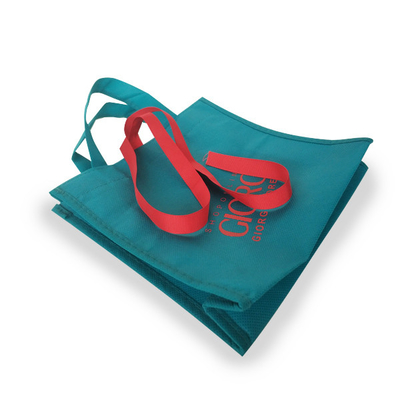 Piccola borsa non tessuta riciclata di CMYK 30cm 80gms pp
