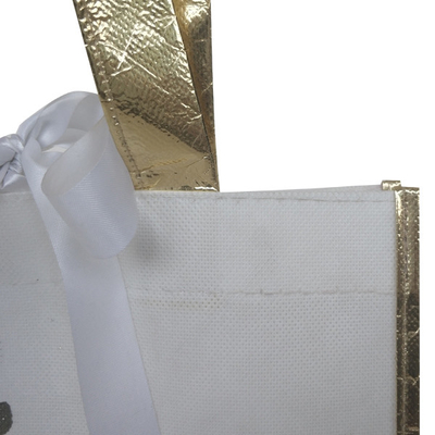 Borsa non tessuta amichevole riciclata del totalizzatore CMYK EXW pp di 200pcs Eco