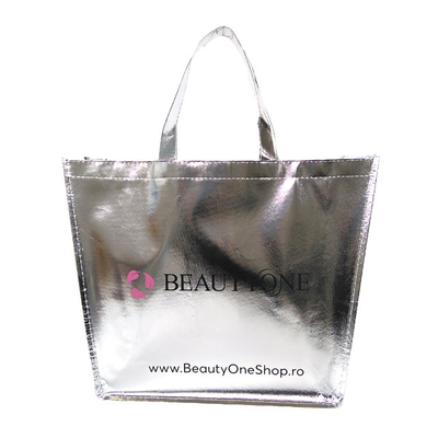 45x35x12cm hanno laminato la borsa non tessuta di compera di 50cm RPET Eco