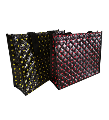 3 sacchetto della spesa non tessuto di strato 50x2.5cm 40x15x30cm 100gsm pp