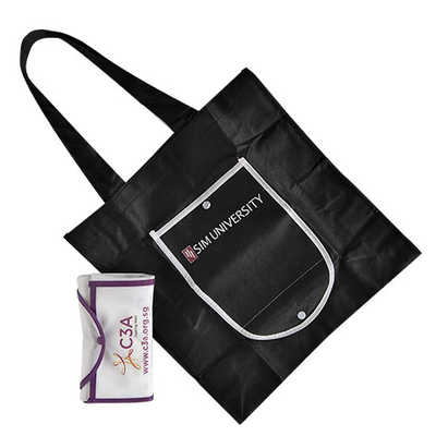 Cordone 120gsm Tote Bags non tessuto di CMYK 37x10x37cm