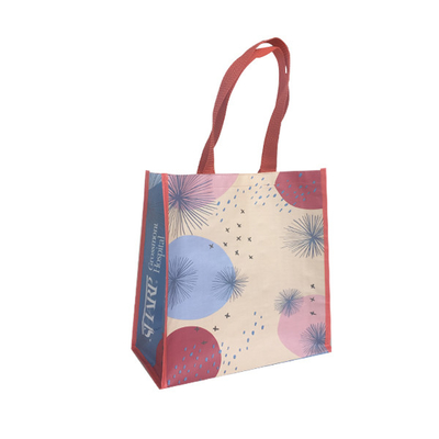 RPET 38x31x16cm 120gsm ha laminato il polipropilene Tote Bags