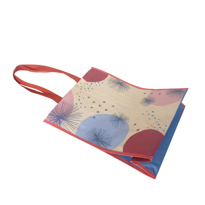 RPET 38x31x16cm 120gsm ha laminato il polipropilene Tote Bags