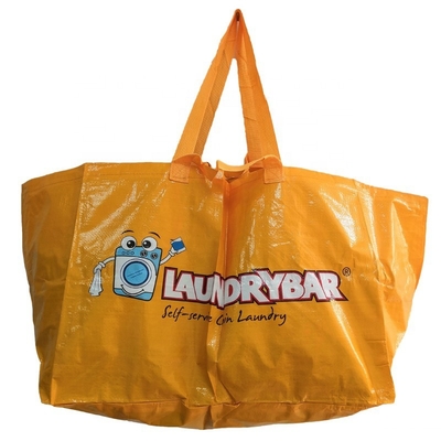 borsa tessuta pp laminata 80x37x20cm di 100gsm CMYK 2.5x60cm
