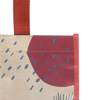RPET 38x31x16cm 120gsm ha laminato il polipropilene Tote Bags