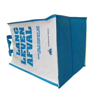 Borse promozionali tessute 100gsm del blu 35x30x39.5cm
