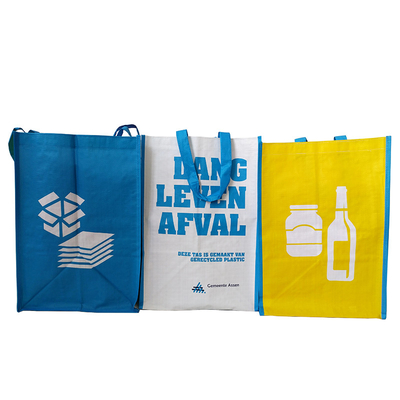 Borse promozionali tessute 100gsm del blu 35x30x39.5cm