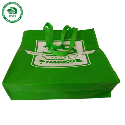 Piastrelli la borsa tessuta polipropilene della plastica 70gsm 30x12x39.5cm CMKY