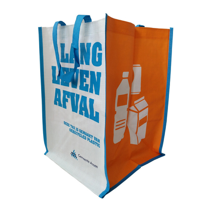 Borse promozionali tessute 100gsm del blu 35x30x39.5cm