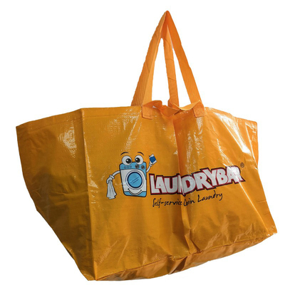 borsa tessuta pp laminata 80x37x20cm di 100gsm CMYK 2.5x60cm