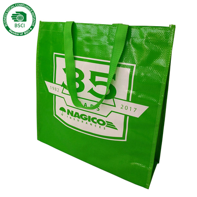 Piastrelli la borsa tessuta polipropilene della plastica 70gsm 30x12x39.5cm CMKY