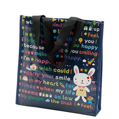 Bopp stampato 15x38cm 120gsm ha laminato la borsa tessuta pp