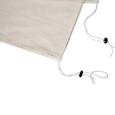 Grande borsa del paniere della lavanderia del cordone 3cm 5 OZ del cotone dell'OEM
