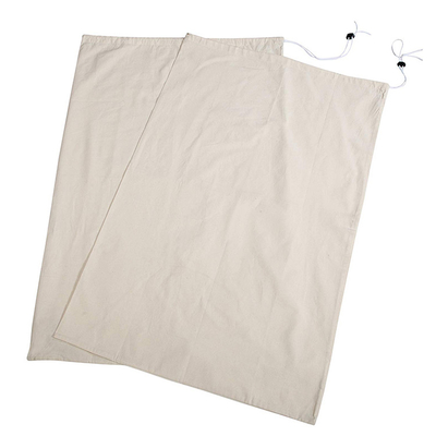 Grande borsa del paniere della lavanderia del cordone 3cm 5 OZ del cotone dell'OEM