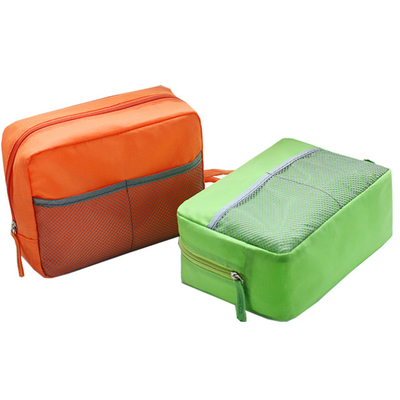 OEM 210D non tessuto Mesh Hamper Bag del poliestere 25x12x18cm