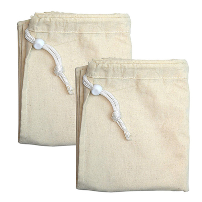 Borsa del paniere della lavanderia di Tote Cotton 3cm 134T 85g dello spazio in bianco del tessuto