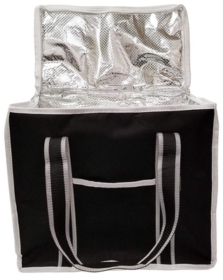 scatola di pranzo isolata resistente di 25x15x20cm RPET CMKY 160gsm