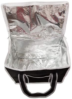 scatola di pranzo isolata resistente di 25x15x20cm RPET CMKY 160gsm
