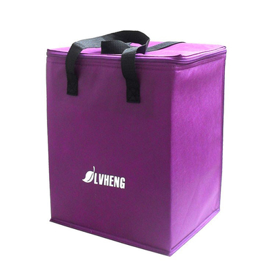 Il vino non tessuto 20x15x20cm 80gsm 2mm EPE ha isolato la borsa più fresca