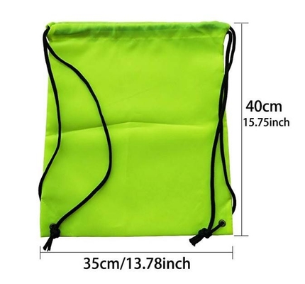 Borsa di corda impermeabile di tiraggio dello SCG 600D 160gsm del poliestere