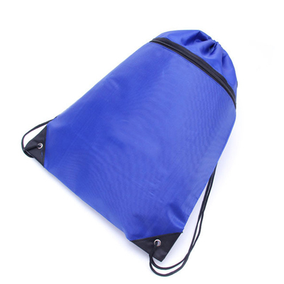 Borse di cordone di nylon 22x40cm di colore RPET 0.4cm di verde 2