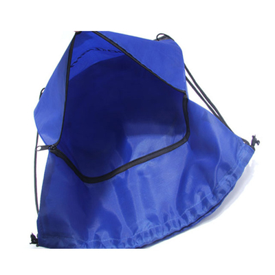 Borse di cordone di nylon 22x40cm di colore RPET 0.4cm di verde 2