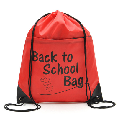 Il viaggio 1.2cm 30x40cm 210D ha personalizzato la borsa di cordone dei bambini