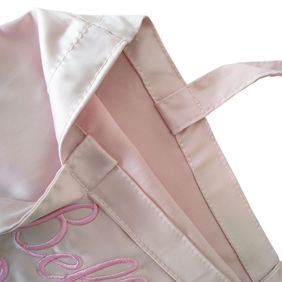 Il cotone di bianco 50x2.5cm BSCI PRET 4OZ ricicla la borsa