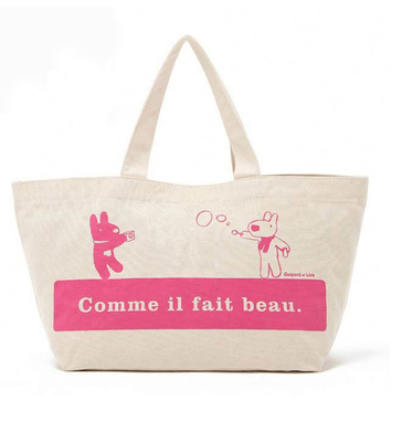 Grande 12 tela pesante Tote Bags Bulk di OZ CMYK 50x2.5cm