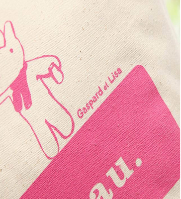 Grande 12 tela pesante Tote Bags Bulk di OZ CMYK 50x2.5cm
