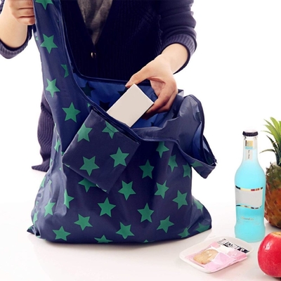 Sacchetto della spesa piegante di nylon 190T di picnic 40cmx50cm 30cm