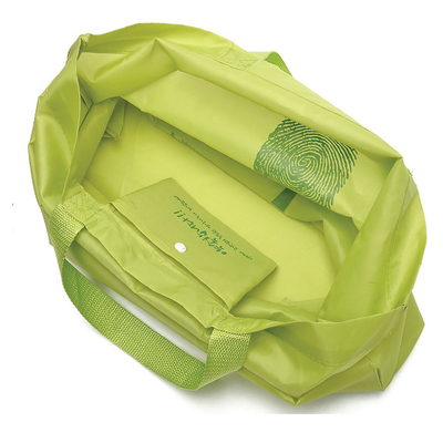 Sacchetto della spesa piegante di nylon riutilizzabile del totalizzatore 190T 11x9cm