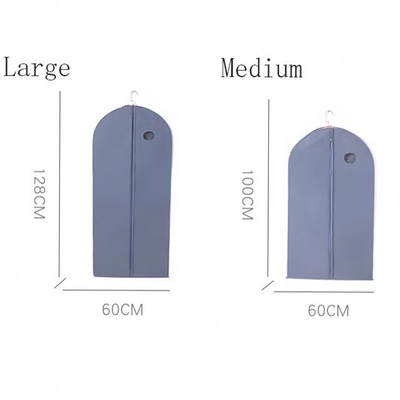 Copertura non tessuta del vestito 80gsm di stoccaggio 120cmx60cm della chiusura lampo