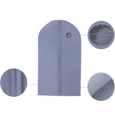 Copertura non tessuta del vestito 80gsm di stoccaggio 120cmx60cm della chiusura lampo