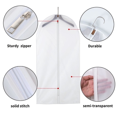 Borsa non tessuta pieghevole di stoccaggio del vestito di 80gsm 60x100cm