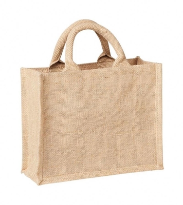 Sacchetto della spesa riutilizzabile della iuta 390gsm della tela da imballaggio 40x14x34cm