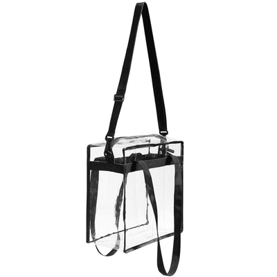 Borsa della matita del PVC del supermercato 0.2mm Tote Beautiful 35x14x38mm