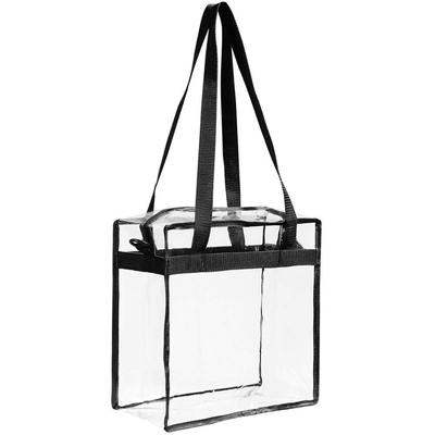 Borsa della matita del PVC del supermercato 0.2mm Tote Beautiful 35x14x38mm