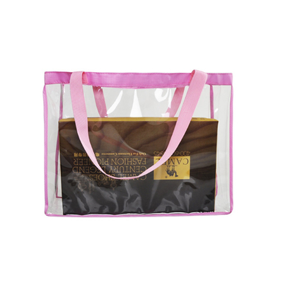 Borsa della matita del PVC di spessore dell'OEM 22x7x15cm 0.2mm 40X2.5cm
