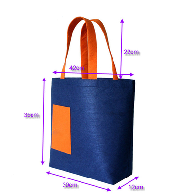 35x39.5cm di compera Tote Bag ritenuto 30x40x10cm giallo