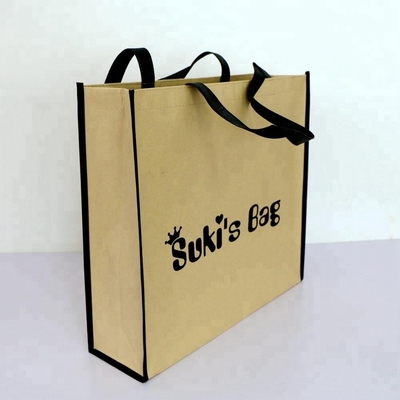 Sacco di carta non tessuto di compera di 80gsm 150g 42x38x12cm