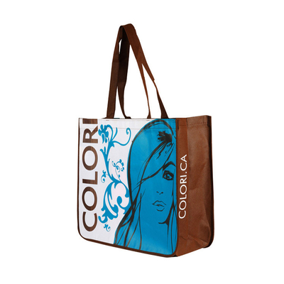 RPET 60X3cm 30g CMYK BOPP ha laminato le borse tessute pp