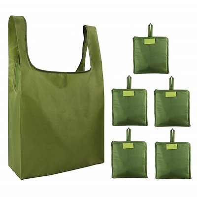 Borse di drogheria riutilizzabili pieghevoli di RPET 30cm 36x38cm PEVA