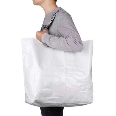 Borsa libera dell'azo 100gsm RPET dei supermercati 30cm dell'OEM di colore pieno